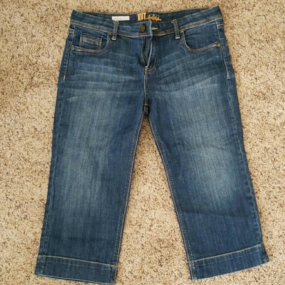 Kut from the Kloth Natalie Crop Jeans size 10